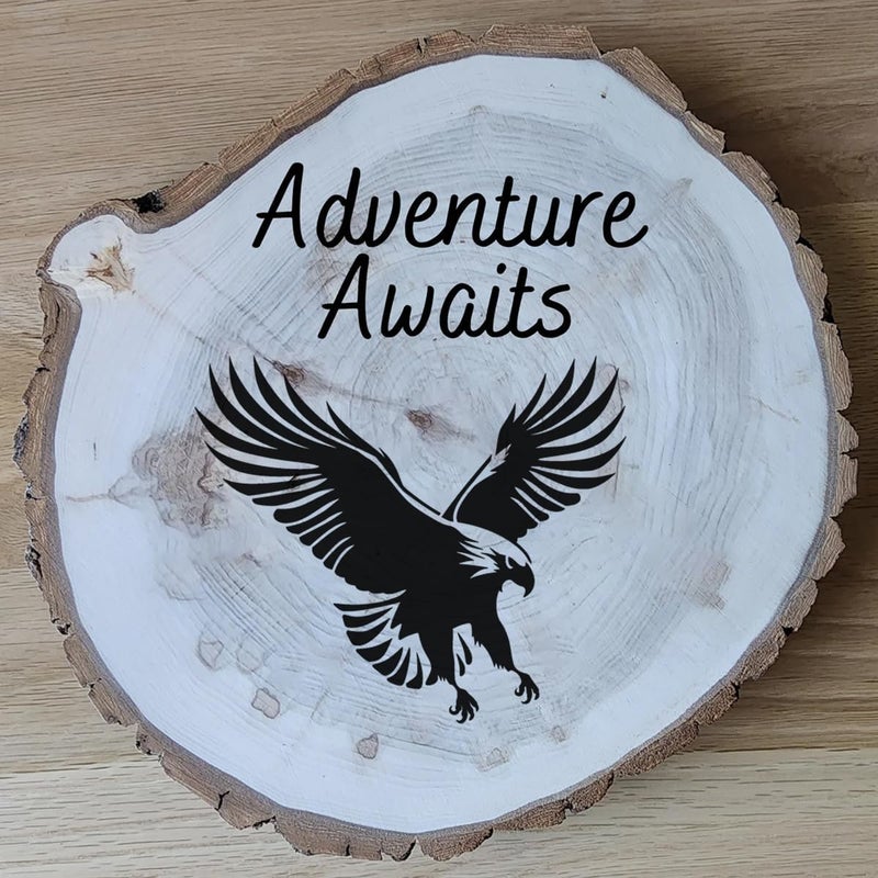 SUNVERSE Eagle Stencils for Wood Burning Reusable Animal Stencils for Painting on Wood Wildlife Stencil for Painting on Wall Fabrics DIY Crafts - Image 5